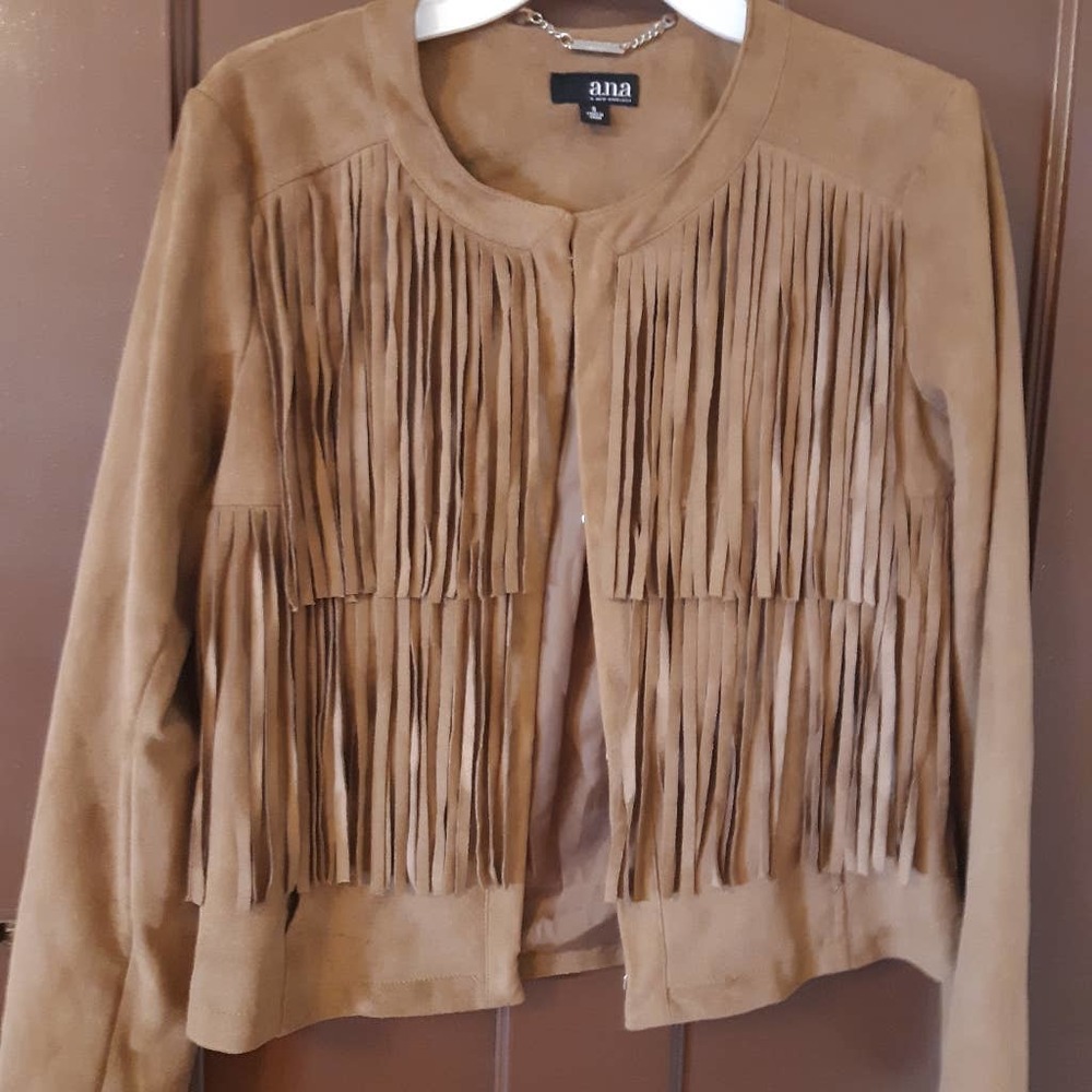 Fringe Beige jacket